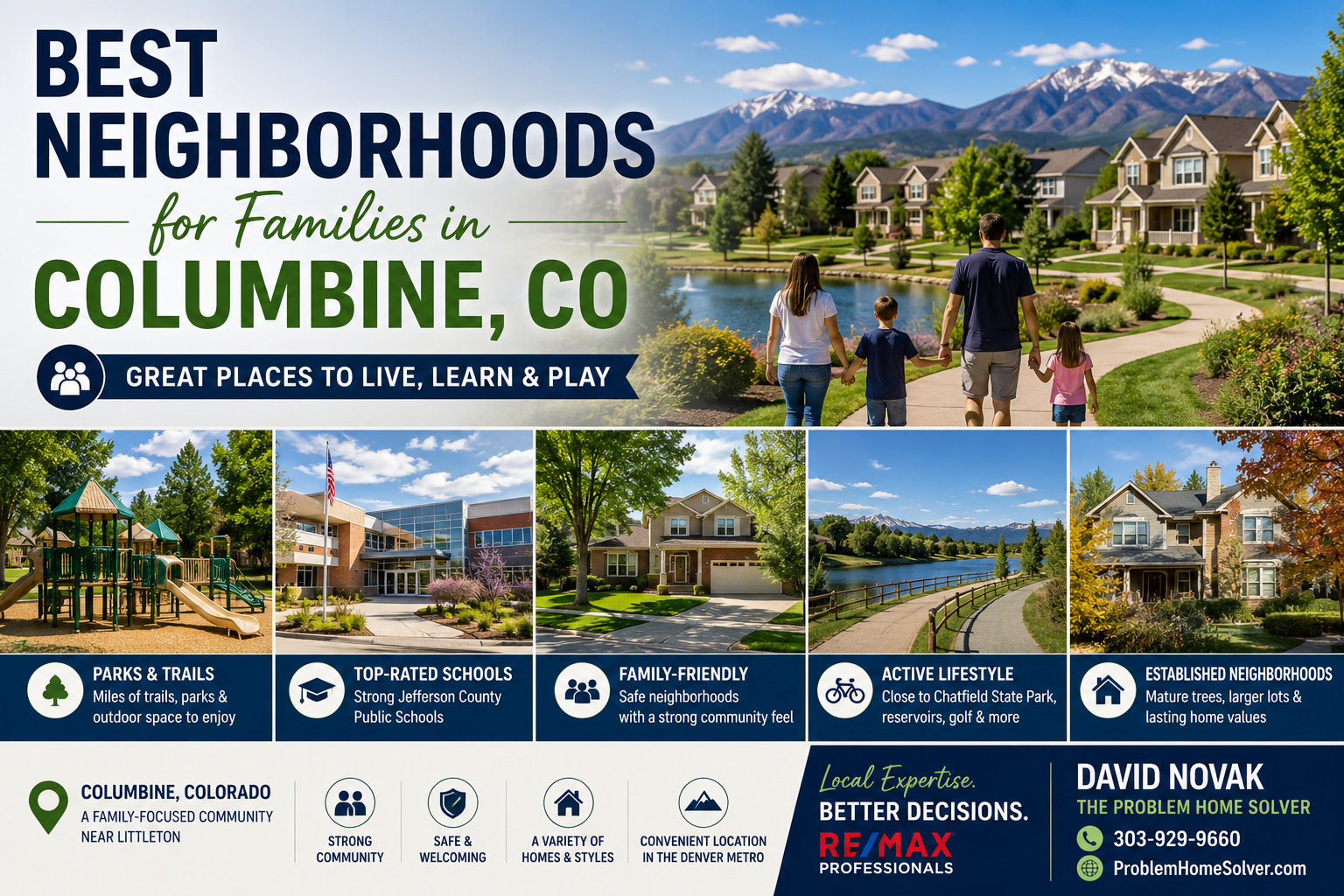 Best Neighborhoods for Families in Columbine, CO