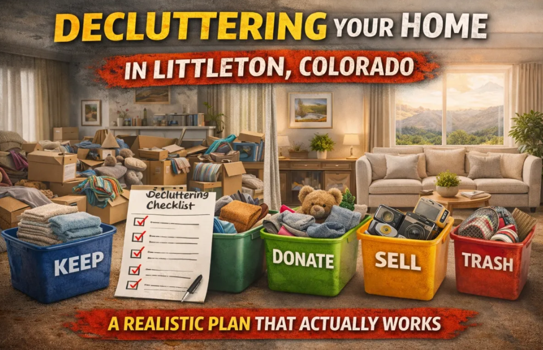 Decluttering Your Home in Littleton Colorado: A Realistic Plan That Actually Works